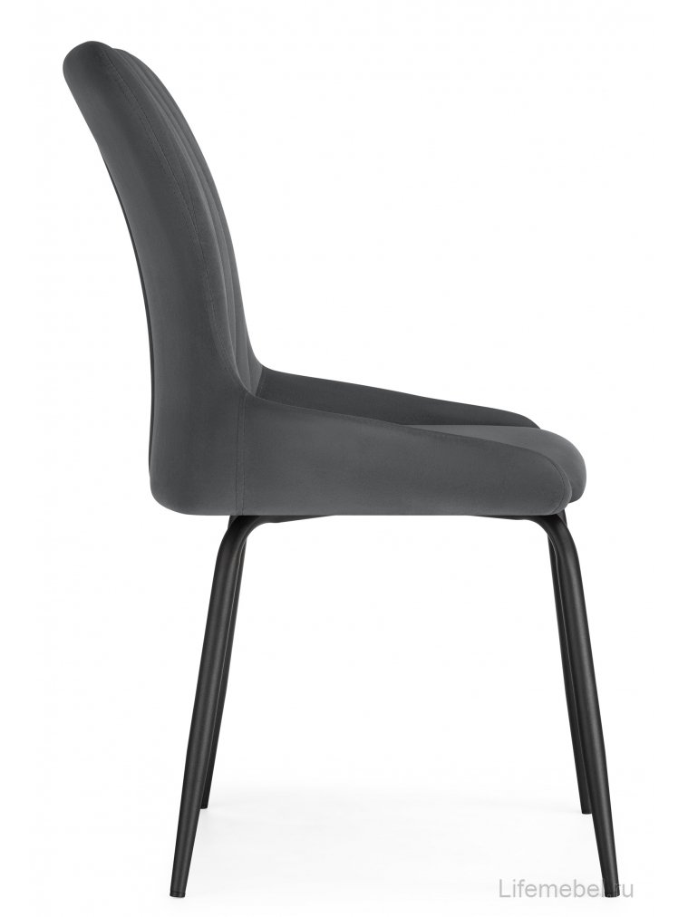 Стул на металлокаркасе Lado gray / black