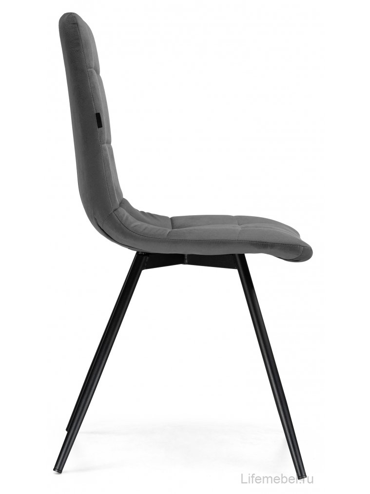 Стул на металлокаркасе Лаксман velutto 32 / черный