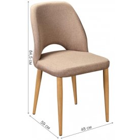 Стул на металлокаркасе Ledger Сканди