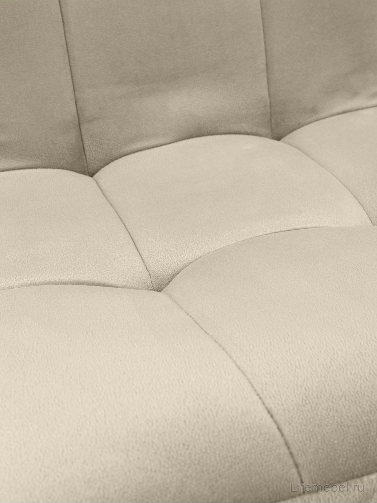 Стул на металлокаркасе Леон классика / бежевый / чёрные ножки