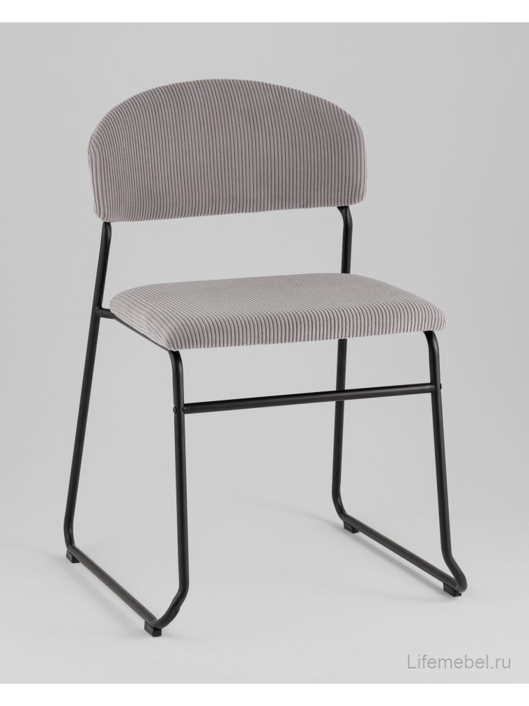 Стул на металлокаркасе Loftys серый