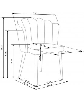 Стул на металлокаркасе K386