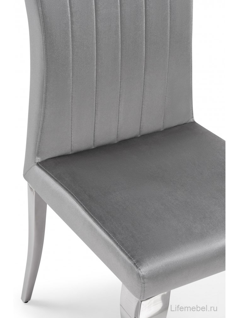 Стул на металлокаркасе Lund dark grey / steel