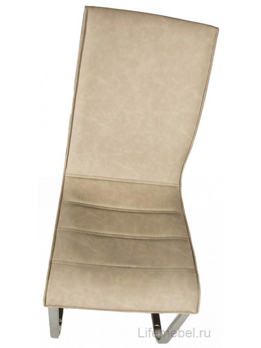 Стул на металлокаркасе SH-12 walnut / beige (5503)