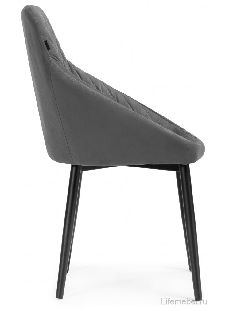 Стул на металлокаркасе Махатма velutto 32 / черный