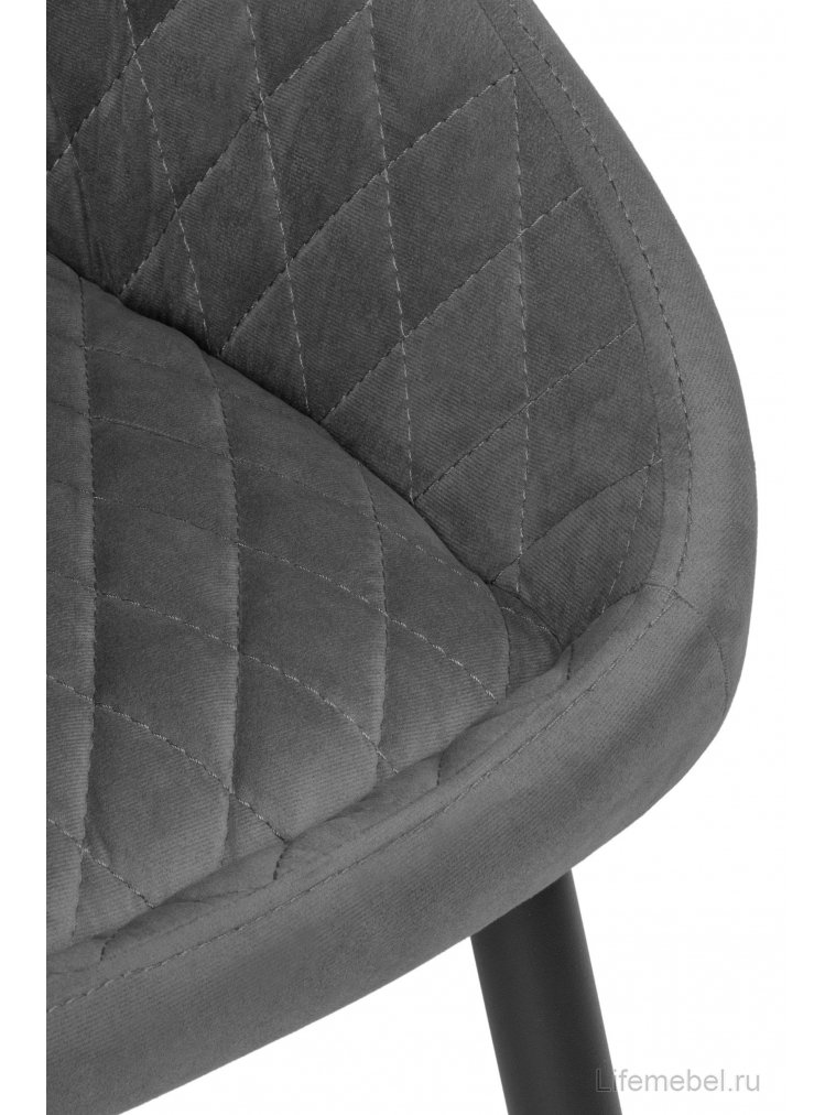 Стул на металлокаркасе Махатма velutto 32 / черный