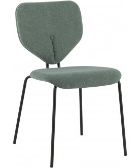 Стул на металлокаркасе Masey зеленый / черный