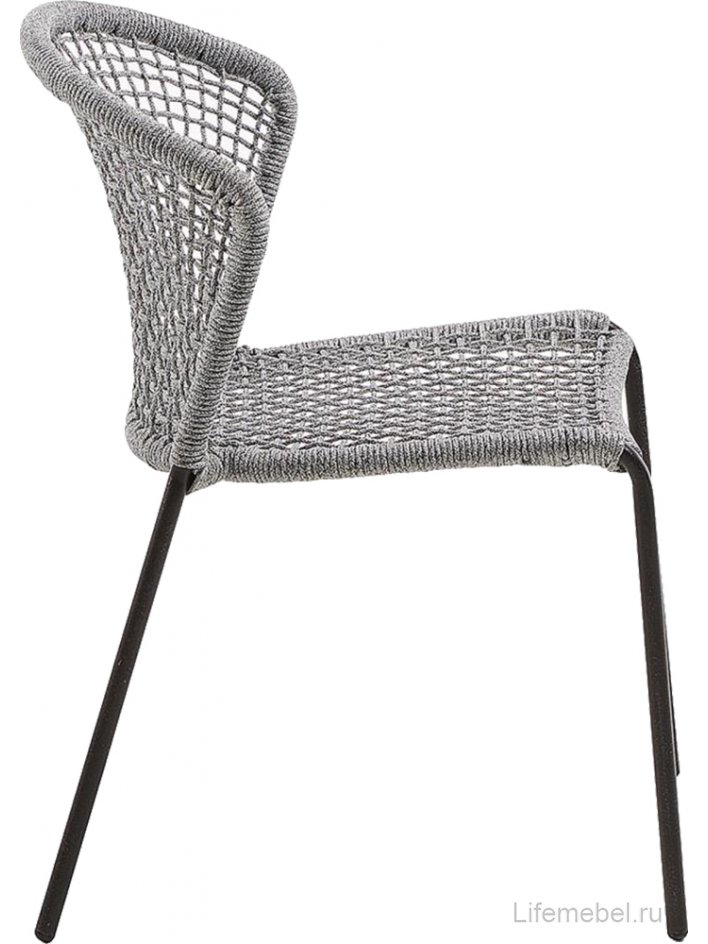 Стул на металлокаркасе Mathew серый