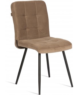 Стул на металлокаркасе Medeo бежевый / черный (porsche 5)