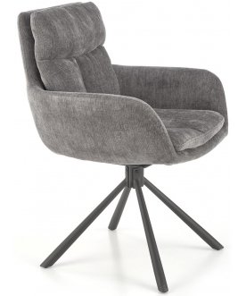 Дизайнерский стул K495 серый / черный