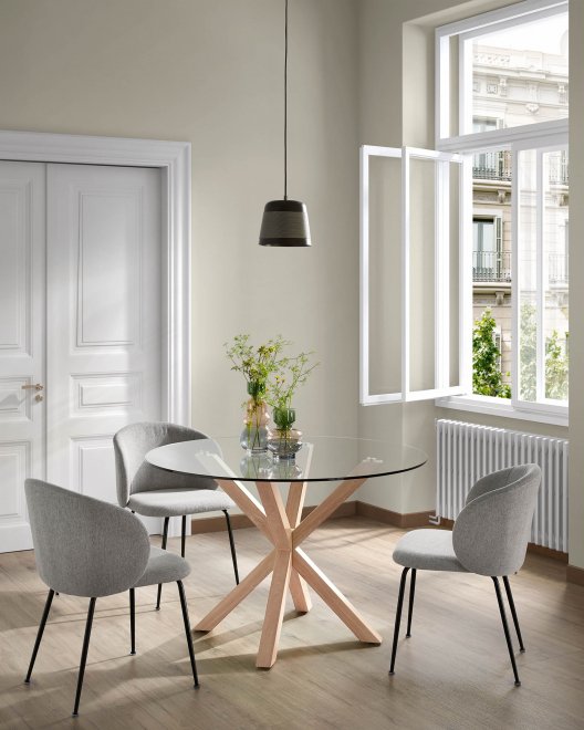 Стул на металлокаркасе Minna серый