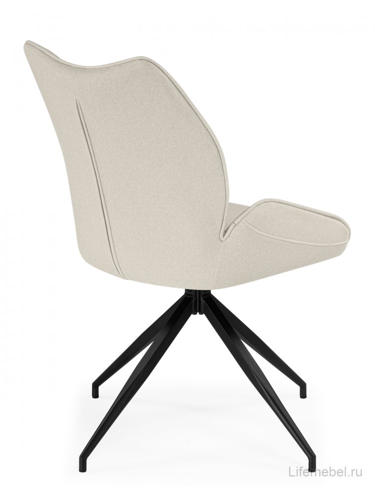 Стул на металлокаркасе Miranda 360 крутящийся beige / black