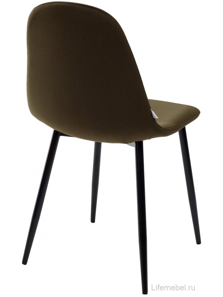 Стул на металлокаркасе Molly JH333-17 олива темная вельвет