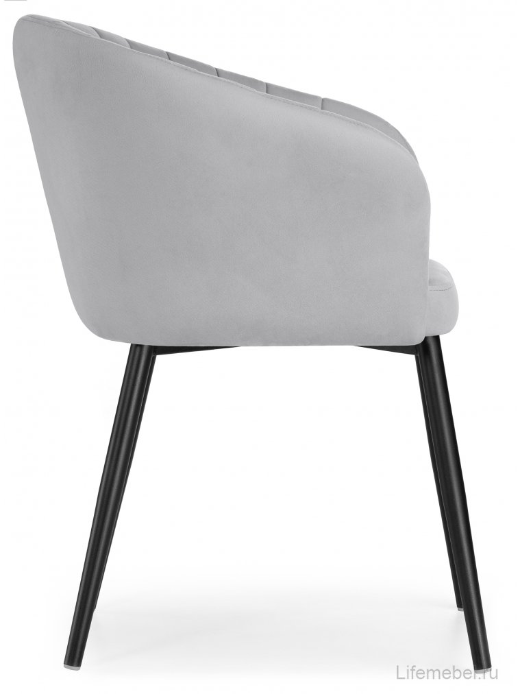 Стул на металлокаркасе Моншау velutto 52 / черный