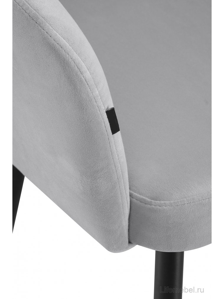 Стул на металлокаркасе Моншау velutto 52 / черный