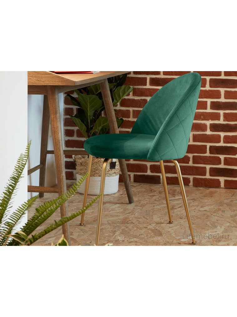 Стул на металлокаркасе Mystere зеленый