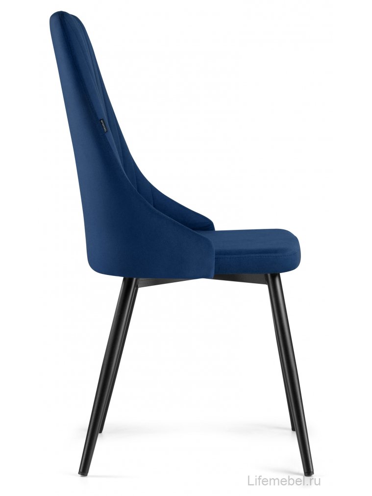 Стул на металлокаркасе Нараян velutto 26 / черный