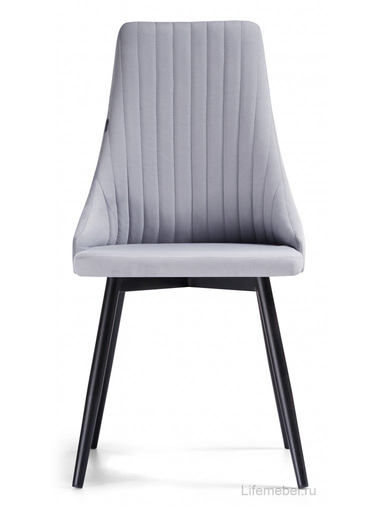 Стул на металлокаркасе Нараян velutto 49 / черный