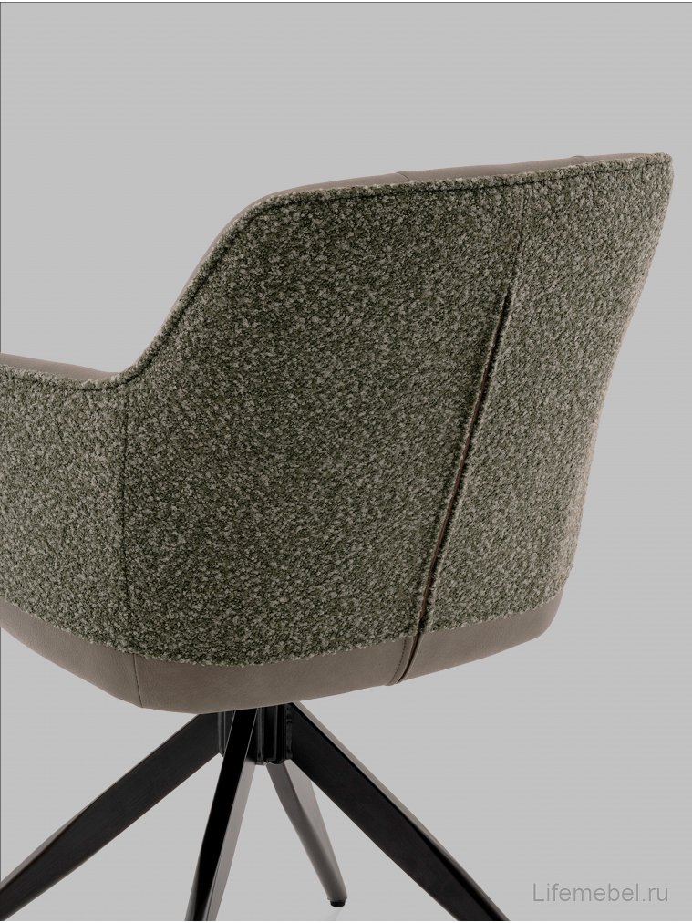 Стул на металлокаркасе Мейя зеленый