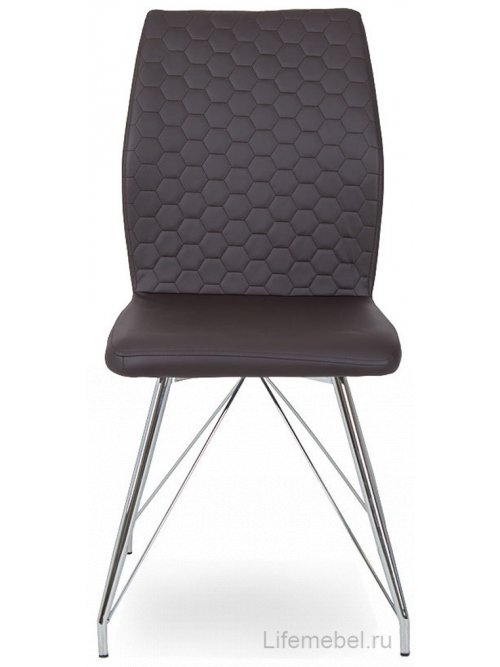 Стул на металлокаркасе LH-10 brown (24tp)