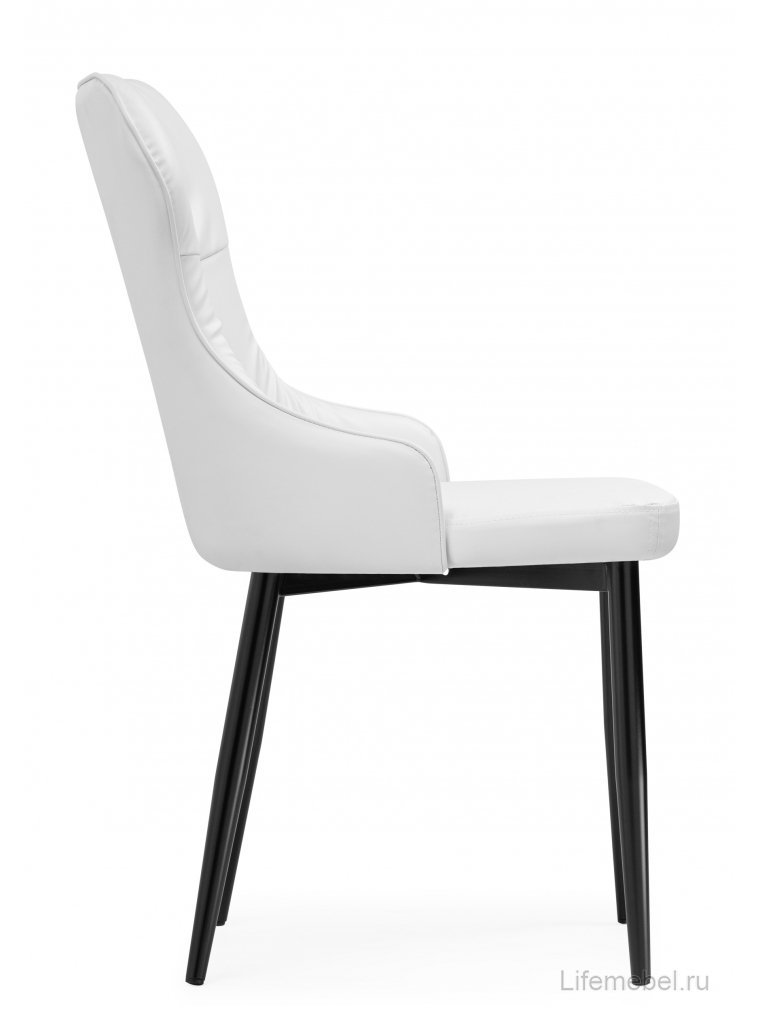 Стул на металлокаркасе Neli white / black