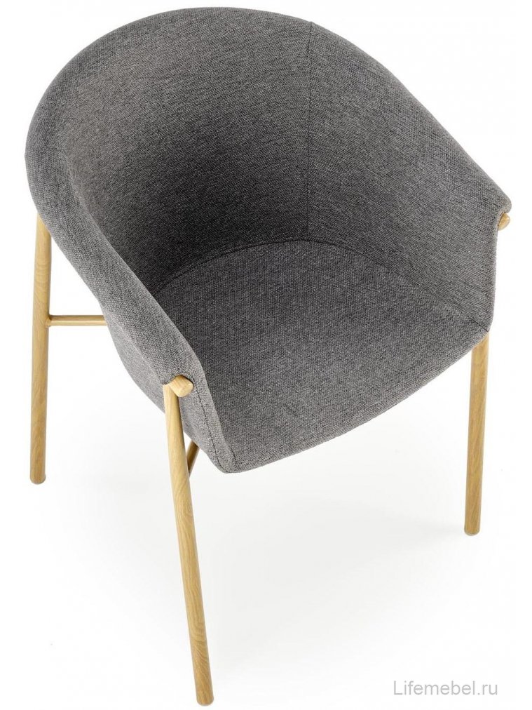 Стул на металлокаркасе Ниб серый