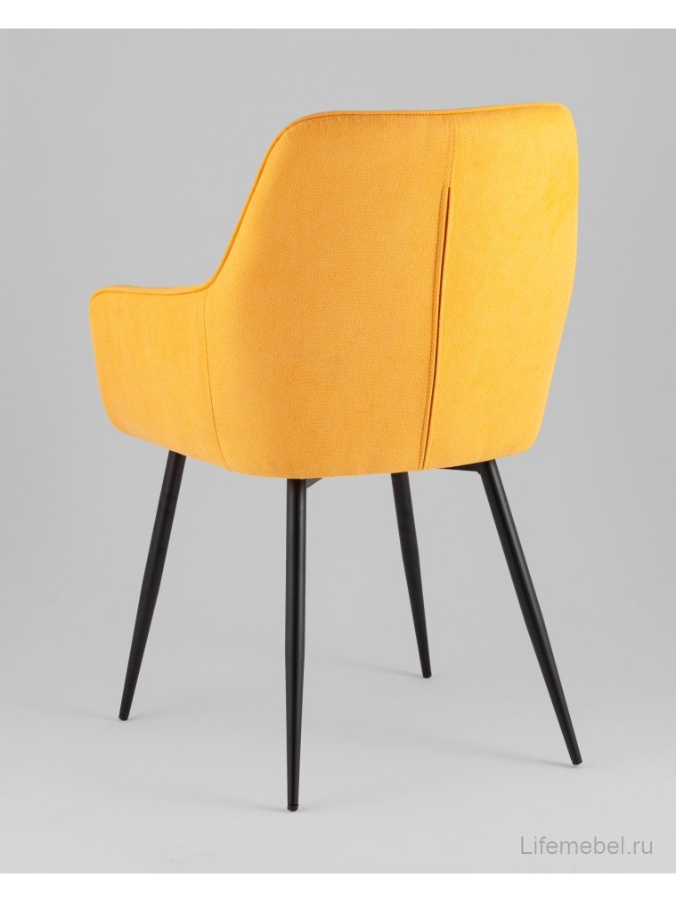 Стул на металлокаркасе Noa желтый
