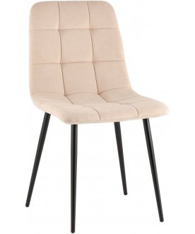 Металлический стул Одди Original велюр серый