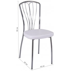 Стул на металлокаркасе Омега-3 В-0 / В-0