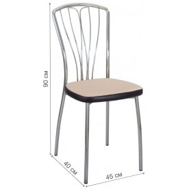 Стул на металлокаркасе Омега-3 В-1 / В-4