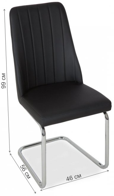 Стул на металлокаркасе LH-12 black