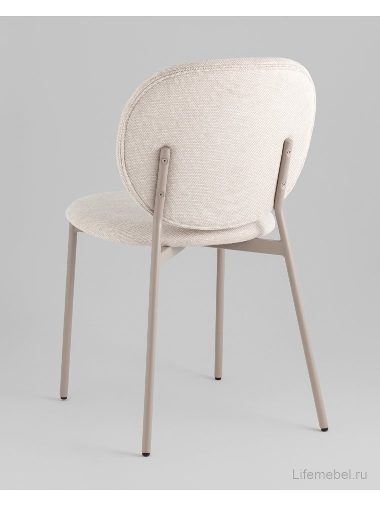 Стул на металлокаркасе Пио бежевый