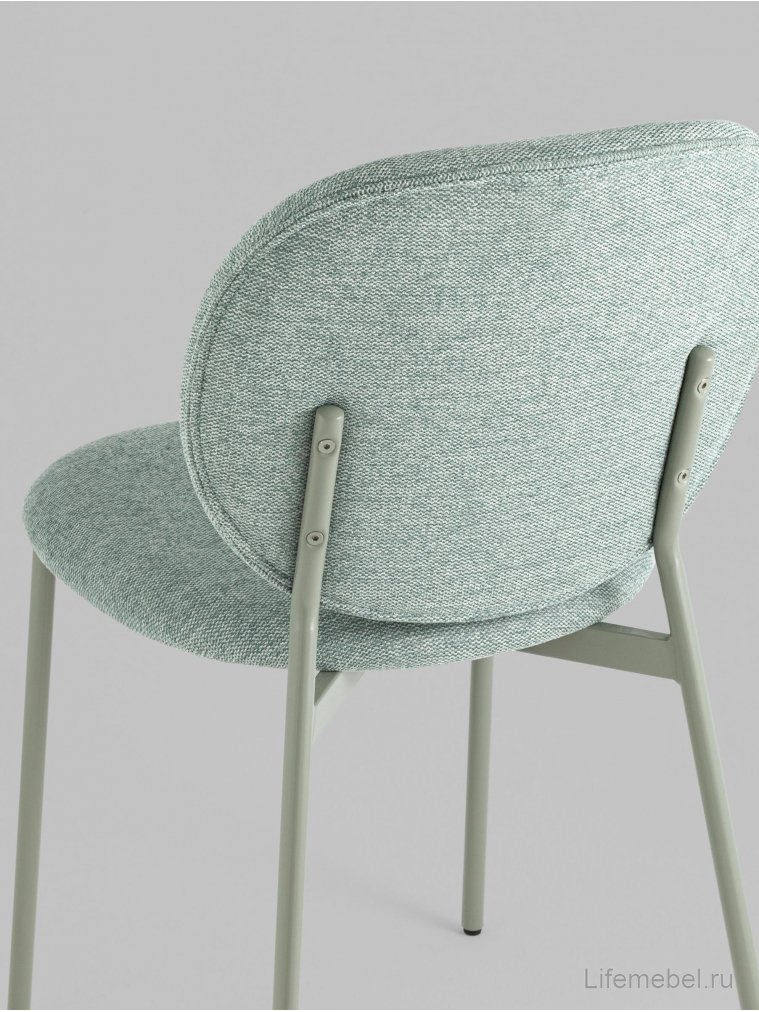 Стул на металлокаркасе Пио зеленый