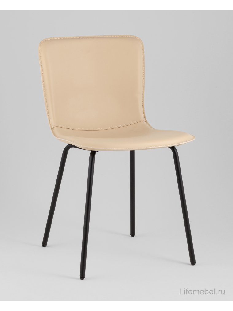 Стул на металлокаркасе Pluto бежевый