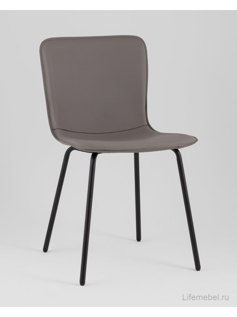 Стул на металлокаркасе Pluto серый