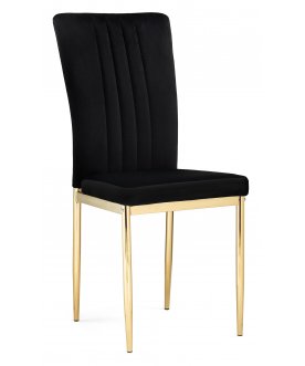 Стул на металлокаркасе Rek black /gold