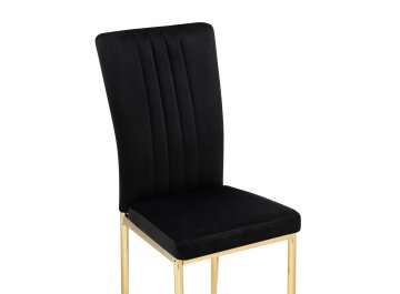 Стул на металлокаркасе Rek black /gold