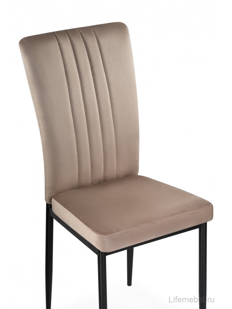 Стул на металлокаркасе Rek cappuccino / black