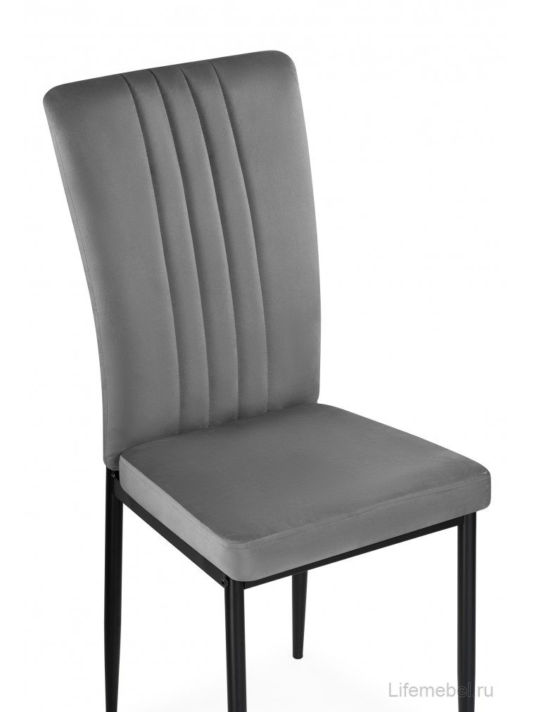 Стул на металлокаркасе Rek dark gray / black