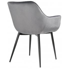 Стул на металлокаркасе Remo dark grey