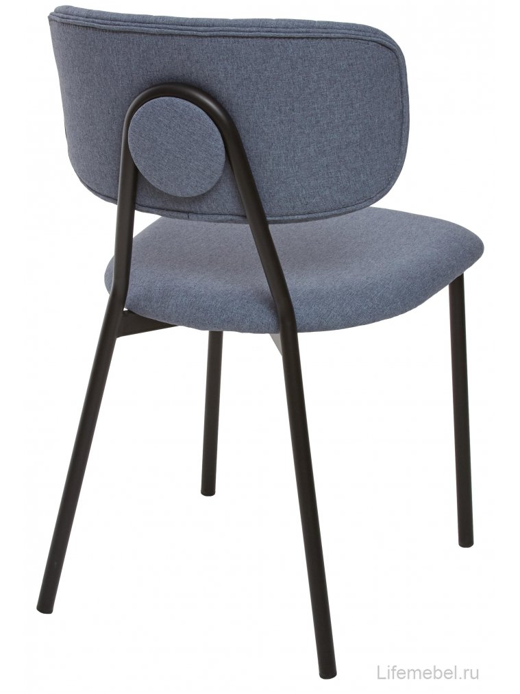 Стул на металлокаркасе Rococo голубой