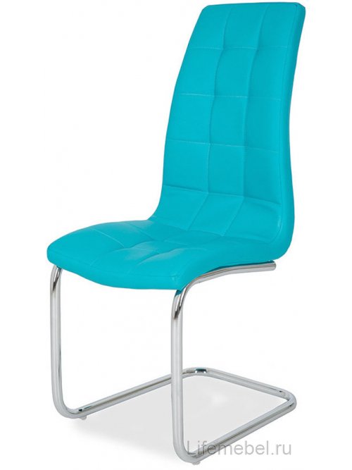 Стул на металлокаркасе LH-37 aquamarine (46tp)