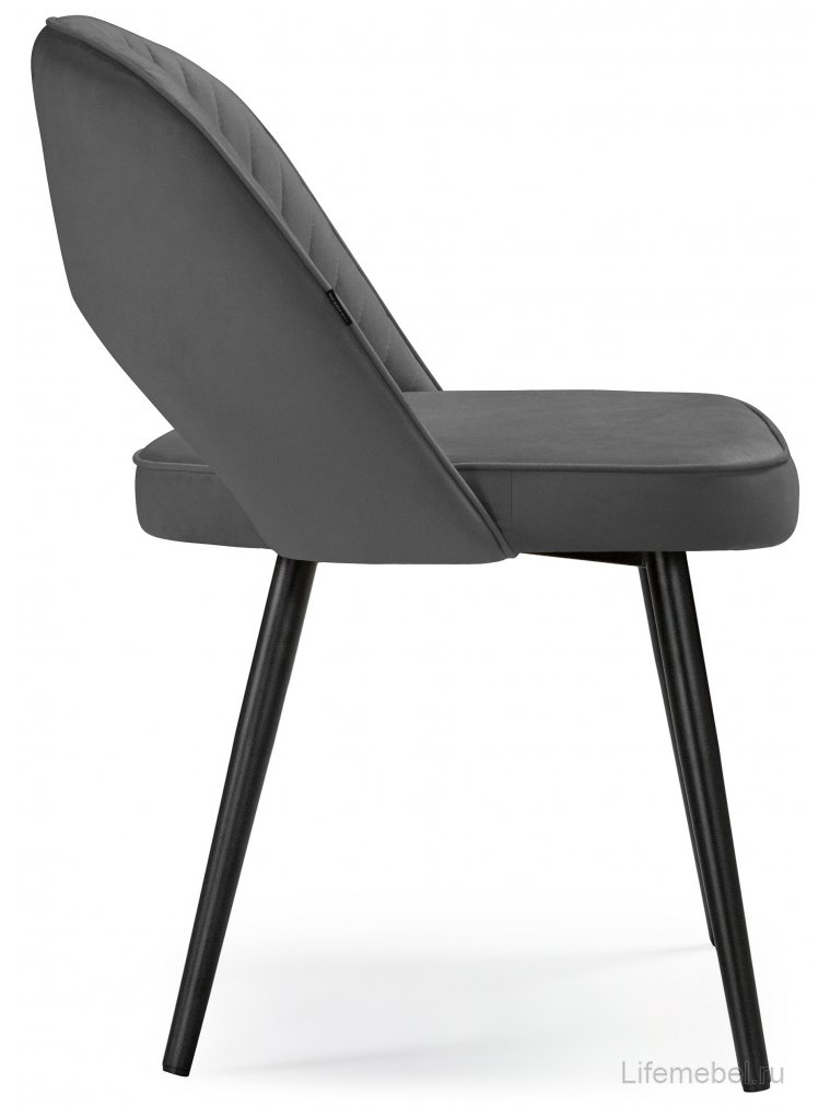 Стул на металлокаркасе Сандвикен velutto 32 / черный