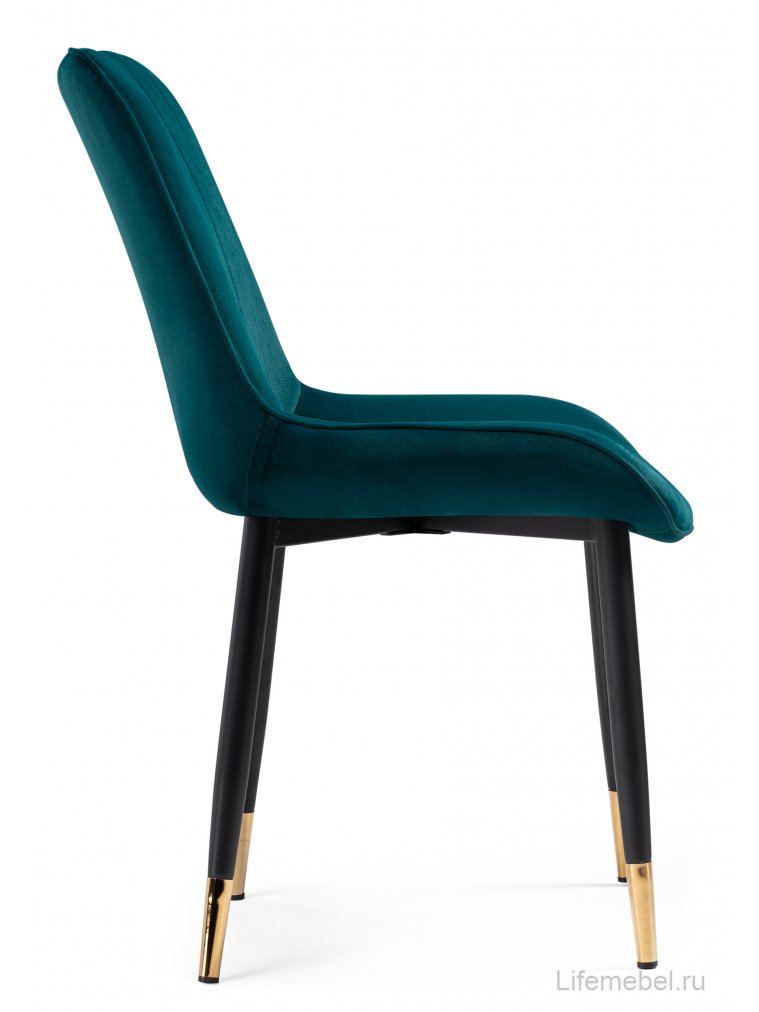 Стул на металлокаркасе Seda 1 green / gold / black