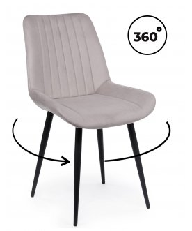 Стул на металлокаркасе Вейв латте (zd 290) / черный