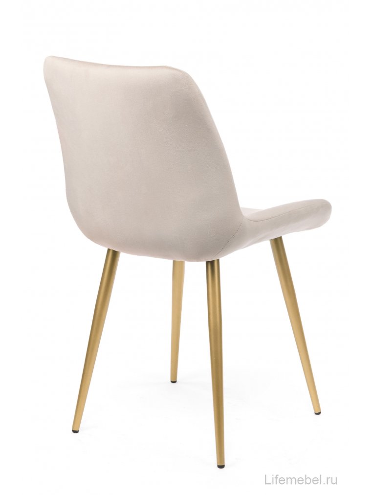 Стул на металлокаркасе Седа бежевый (zd 210) / золотой