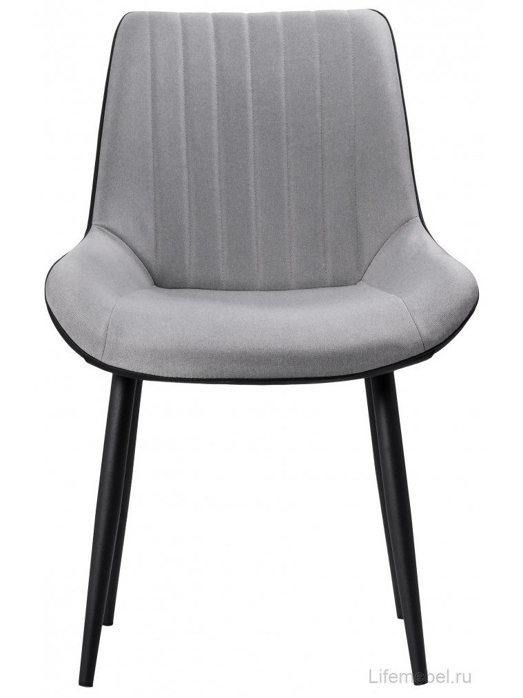 Стул на металлокаркасе Seda black / light gray
