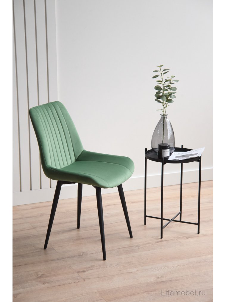 Стул на металлокаркасе Седа фисташковый (zd 651) / черный