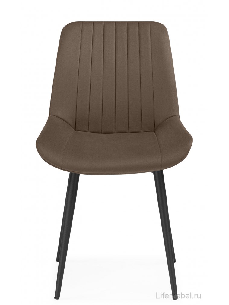 Стул на металлокаркасе Седа коричневый (zd 233) / черный
