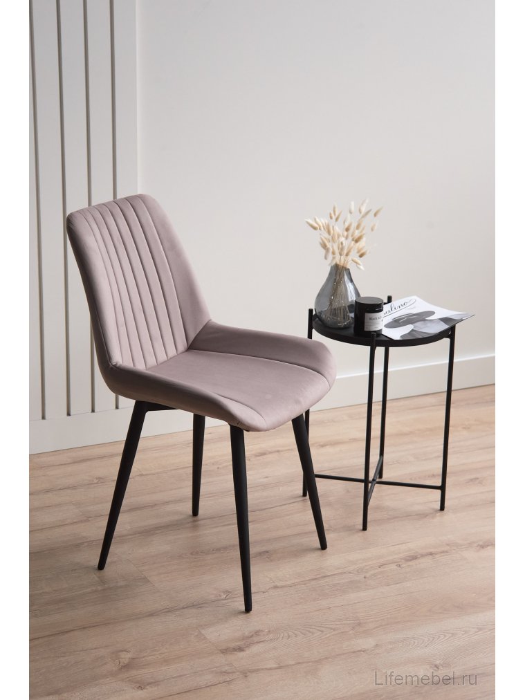 Стул на металлокаркасе Седа латте (zd 290) / черный